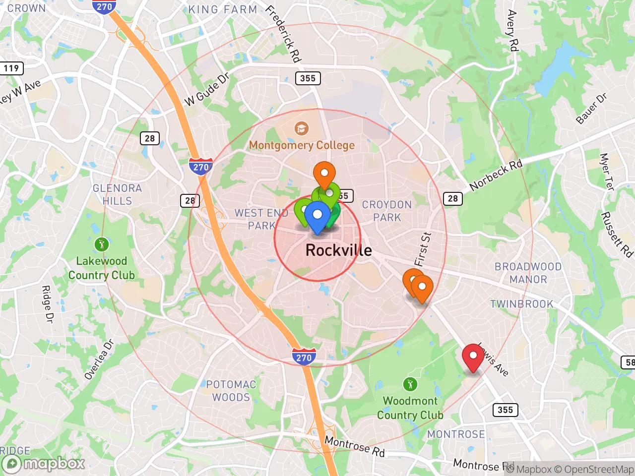 Hood Index scan area