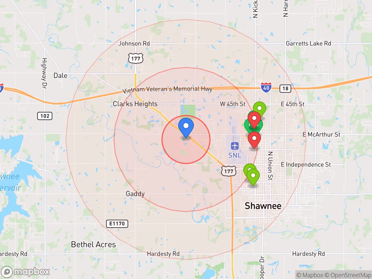 Hood Index scan area