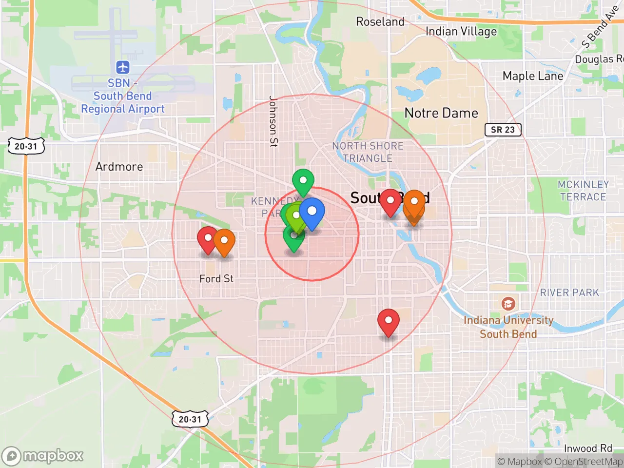 Hood Index scan area