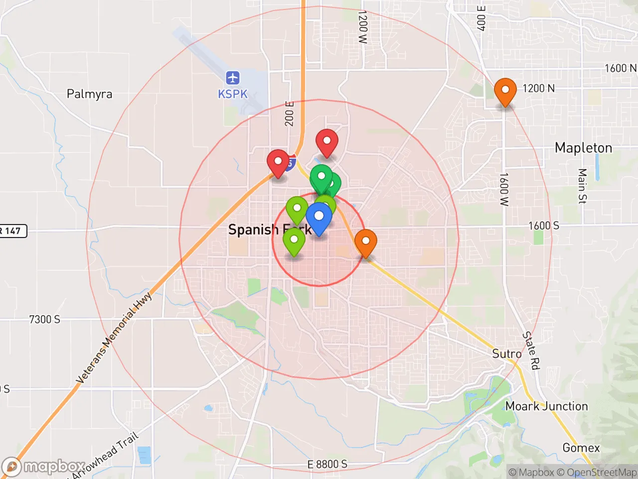Hood Index scan area