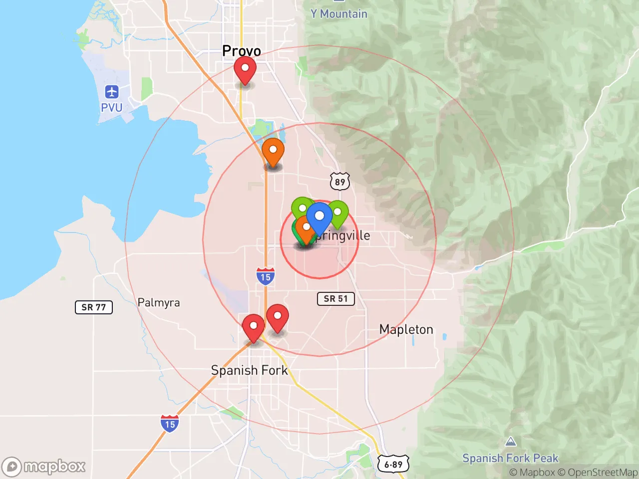 Hood Index scan area
