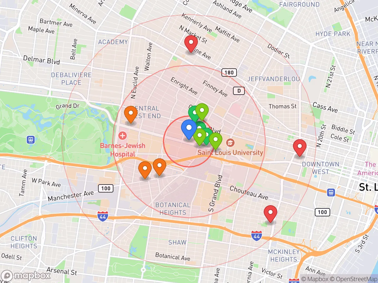 Hood Index scan area