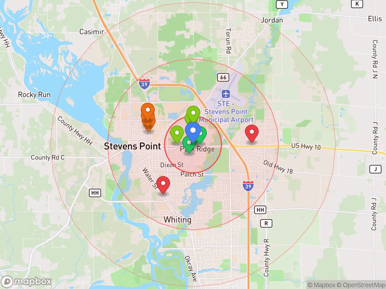 Hood Index scan area