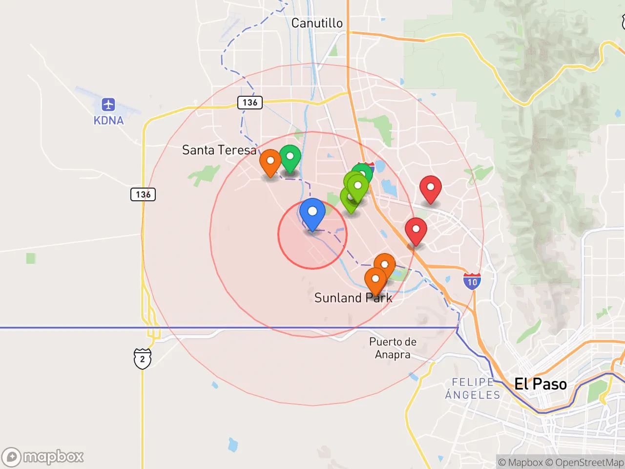Hood Index scan area