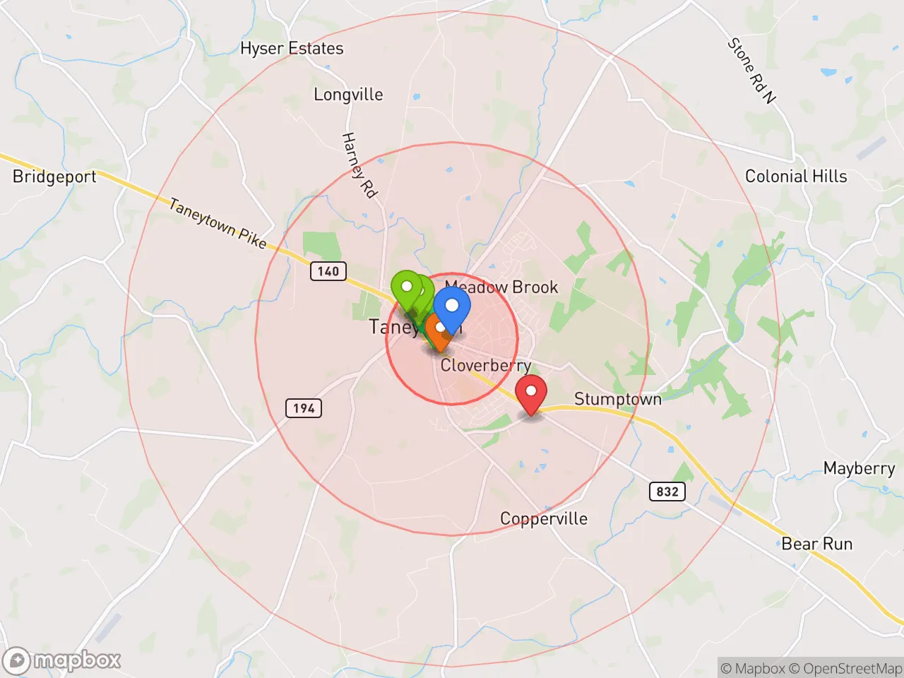 Hood Index scan area