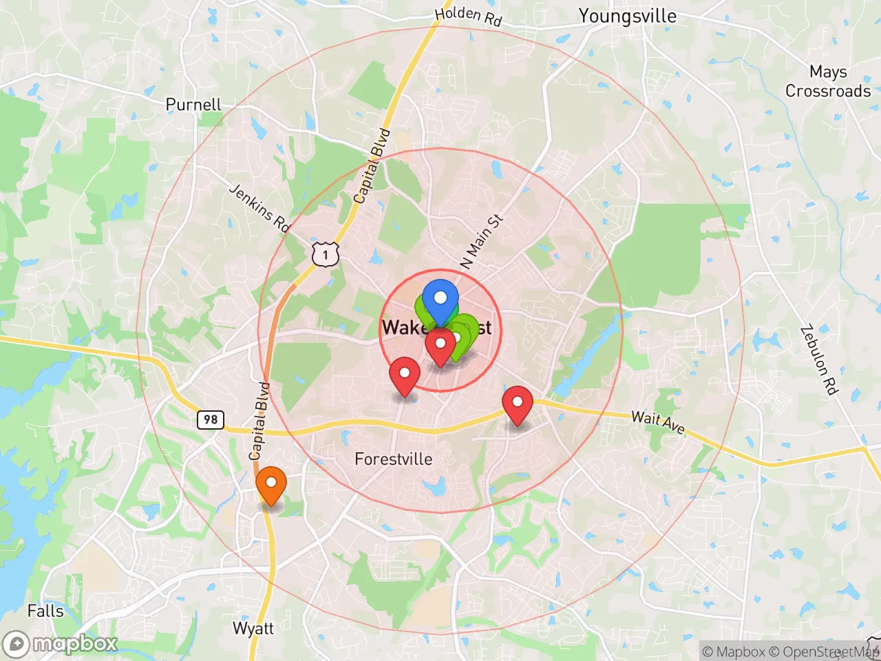 Hood Index scan area