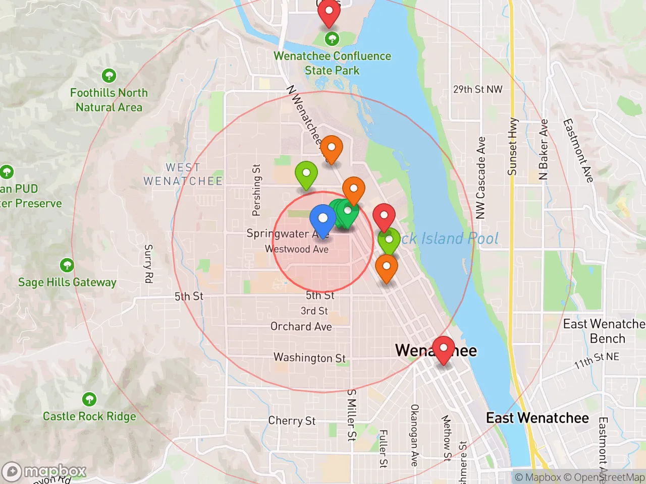 Hood Index scan area
