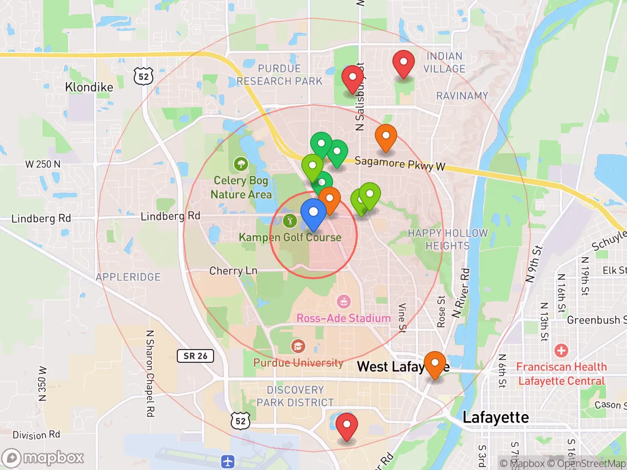 Hood Index scan area