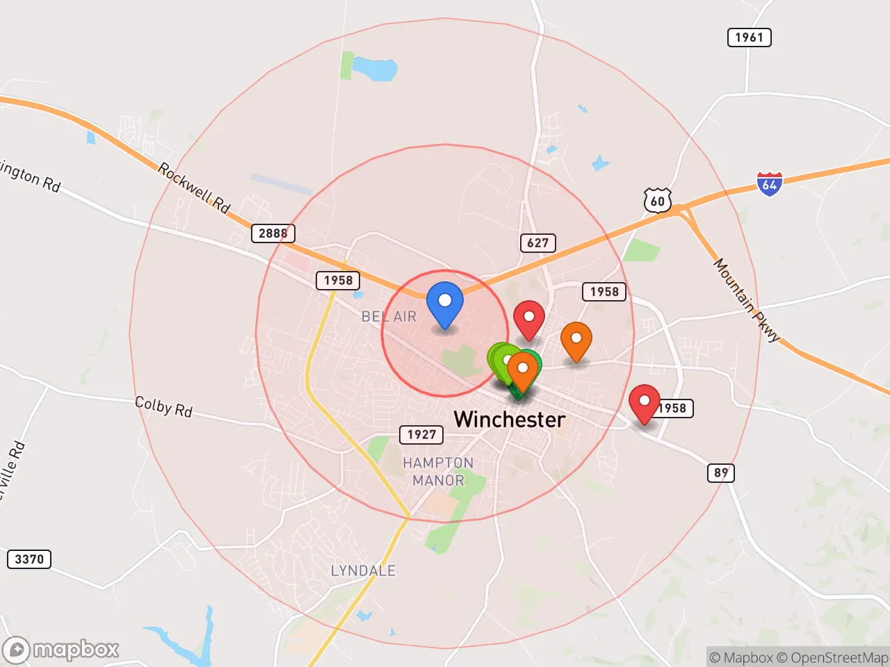 Hood Index scan area