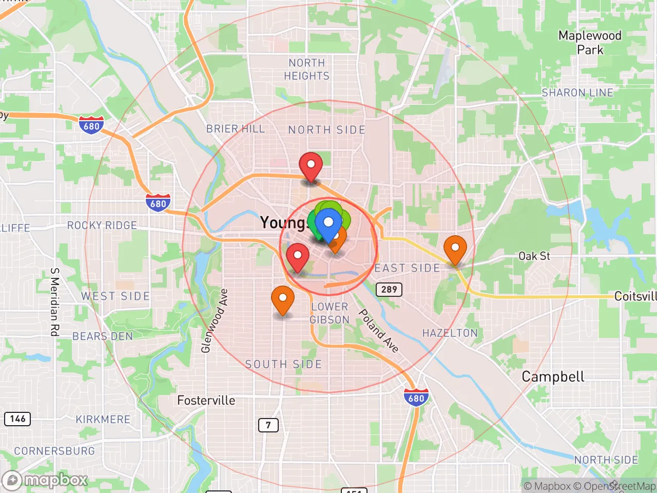 Hood Index scan area