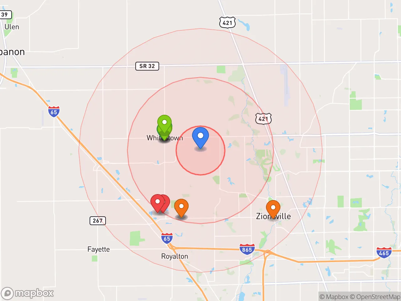 Hood Index scan area